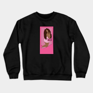 Pink Doll Crewneck Sweatshirt